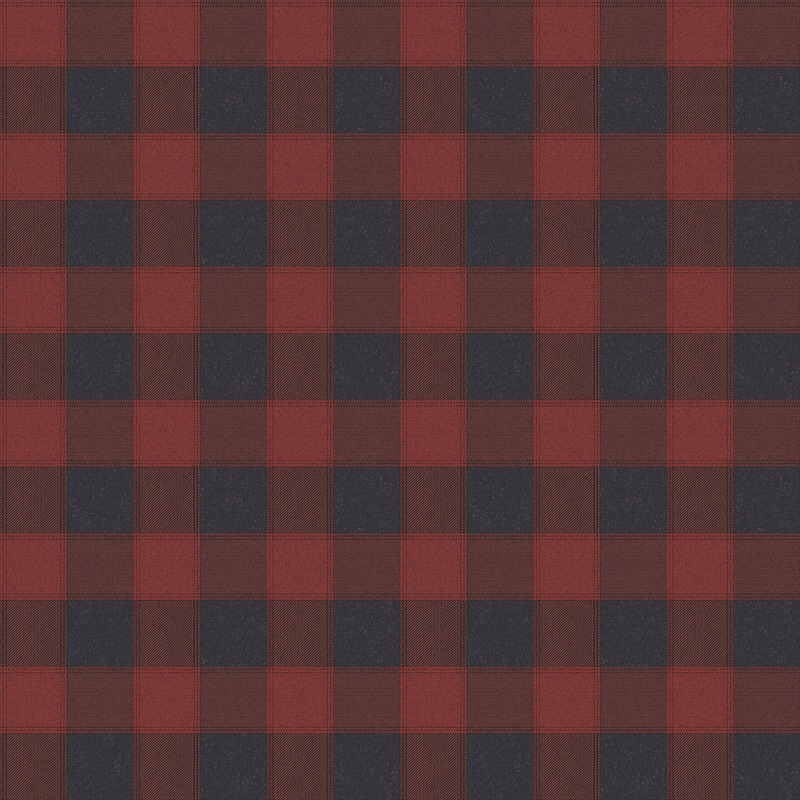 Galerie Wallcoverings Global Fusion Cowboy Checkered Plaid Non-woven Matte Wallpaper Roll