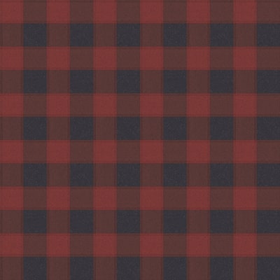 Galerie Wallcoverings Global Fusion Cowboy Checkered Plaid Non-woven Matte Wallpaper Roll