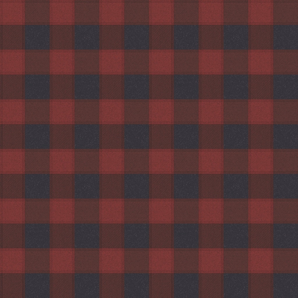 Galerie Wallcoverings Global Fusion Cowboy Checkered Plaid Non-woven Matte Wallpaper Roll
