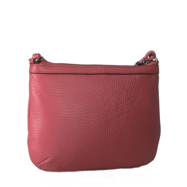 Calvin klein carrie 2025 pebble leather crossbody