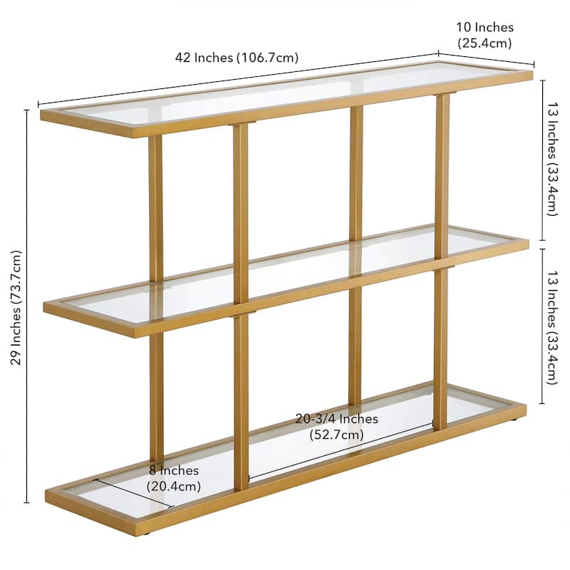 Yeardley 42'' Wide Rectangular Console Table - 42" Wide
