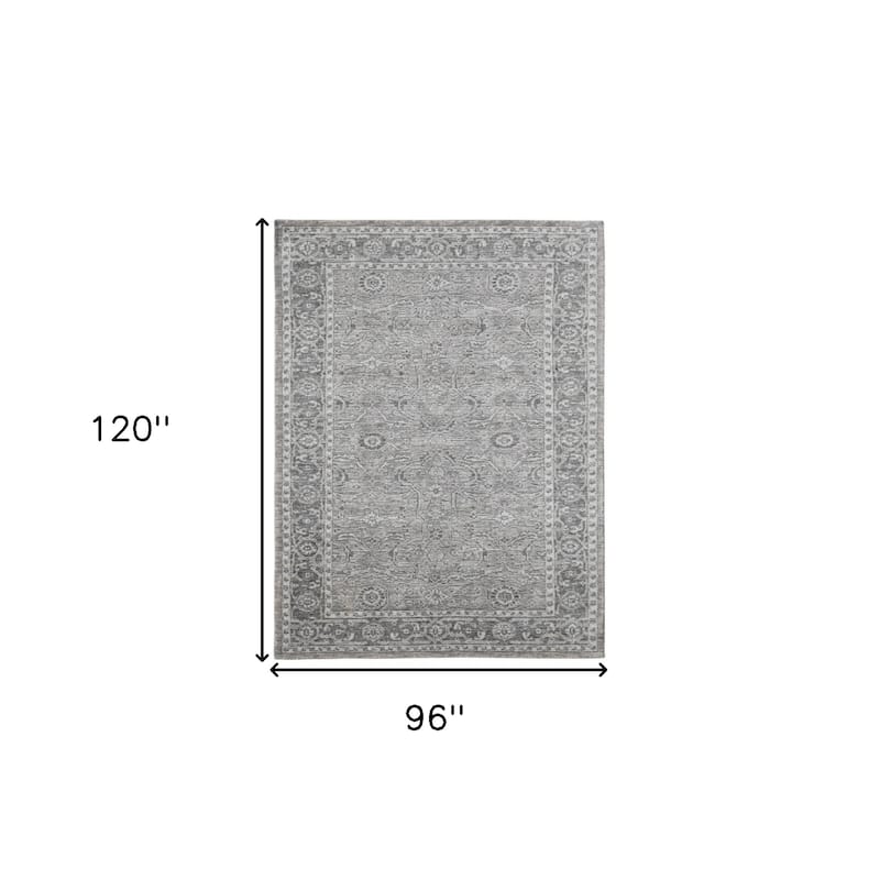 HomeRoots Medallion Traditional Rectangle Area Rug