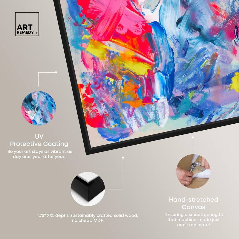 Colorburst Mirage Canvas by Art Remedy