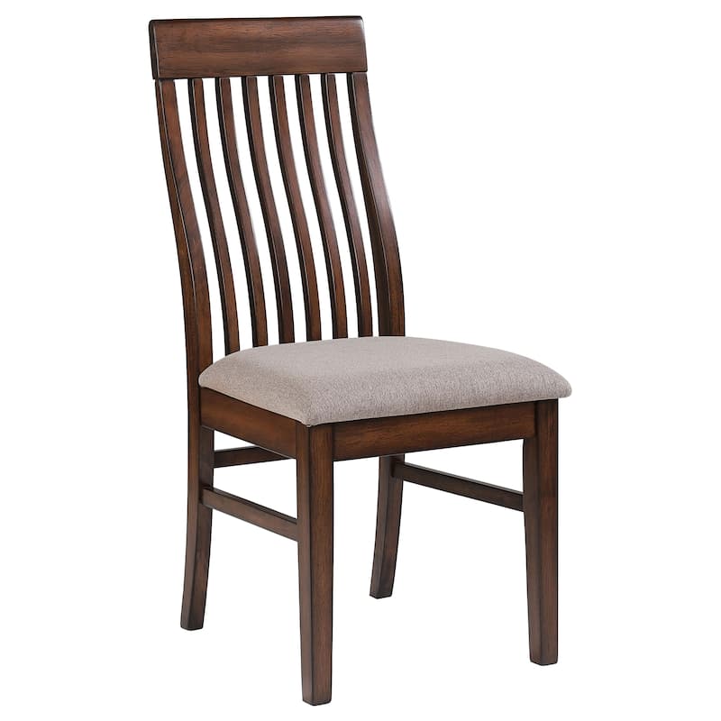 Briarwood Mango Oak and Brown Slat Back Dining Side Chair (Set of 2)