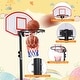preview thumbnail 11 of 10, Costway Adjustable Basketball Hoop System Stand Kid Indoor Outdoor Net