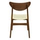 preview thumbnail 9 of 31, Anise Faux Leather and Rubberwood Dining Chair (Set of 2) by Christopher Knight Home