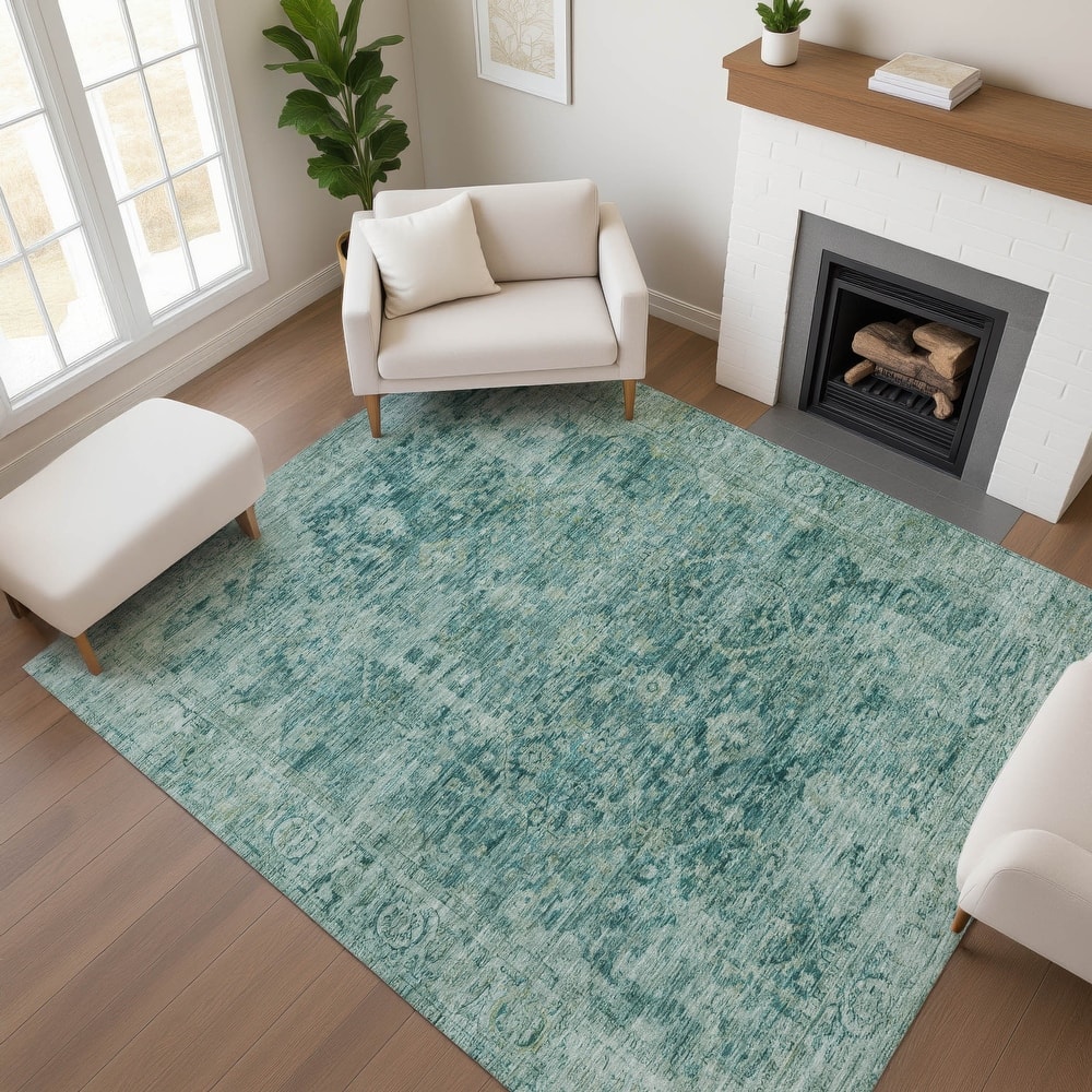Premium Washable Super Soft Vintage Traditional Mayfield Rug