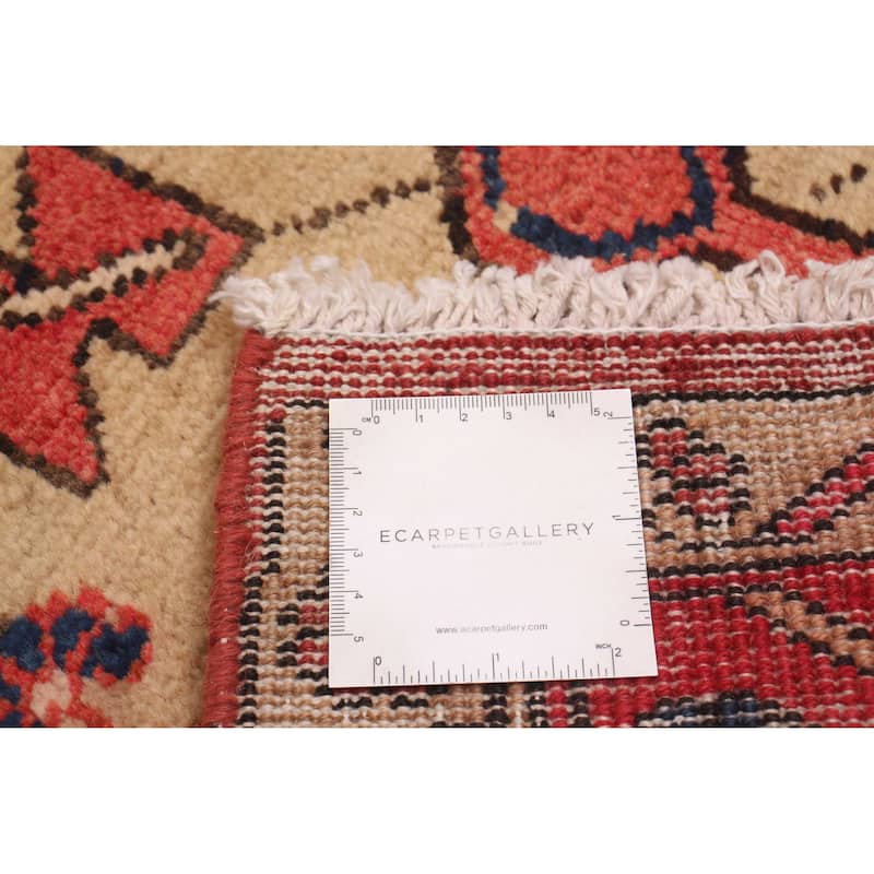 ECARPETGALLERY Hand-knotted Konya Anatolian Khaki Wool Rug - 3'3 x 10'4