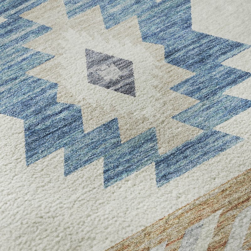 Premium Washable Super Soft Boho Tribal Mayfield Rug