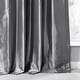 preview thumbnail 10 of 70, Exclusive Fabrics Single Ruched Faux Solid Taffeta Curtain (1 Panel)