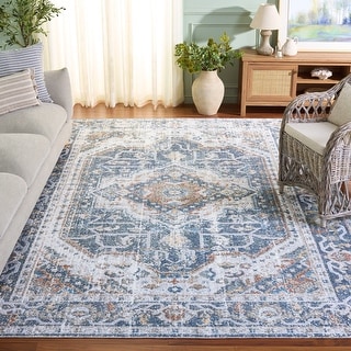 SAFAVIEH Baltimore Olimpia Machine Washable Shabby Chic Vintage Oriental Rug