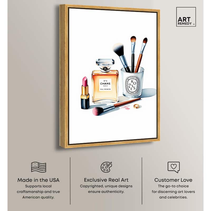 Bottle Beauty Canvas by Art Remedy