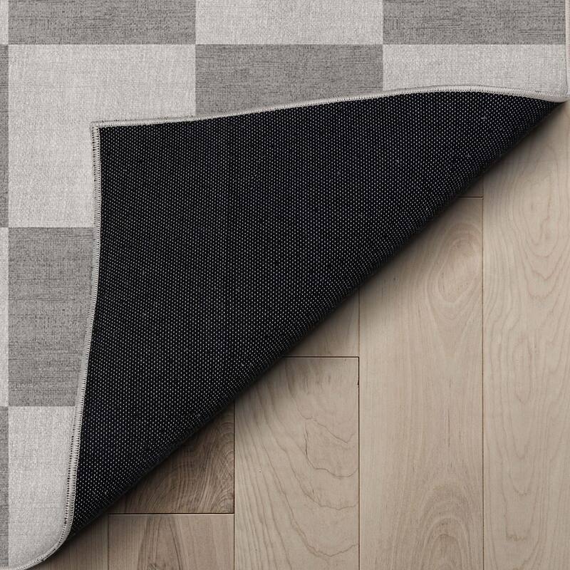 Well Woven Apollo Square Modern Geometric Flat-Weave Area Rug