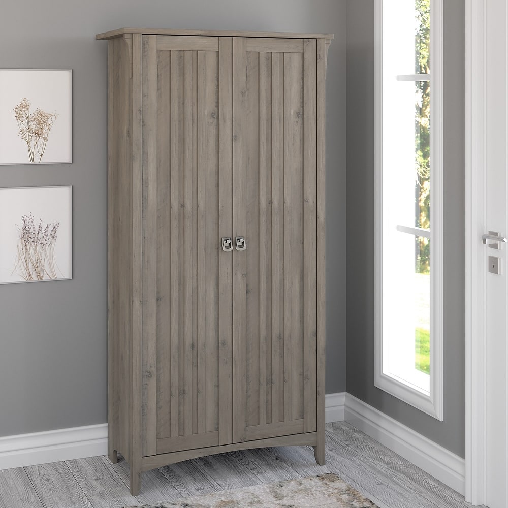 Salinas Tall Storage Cabinet with Doors by Bush Furniture