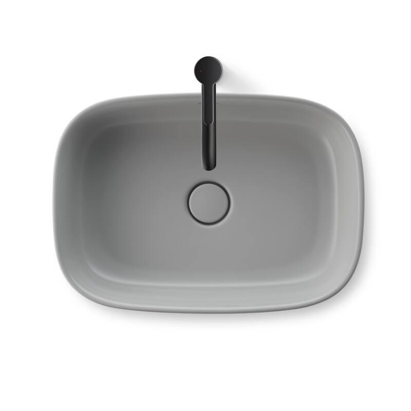 Duravit 237355-1HOLE Zencha 15" Ceramic Vanity Top