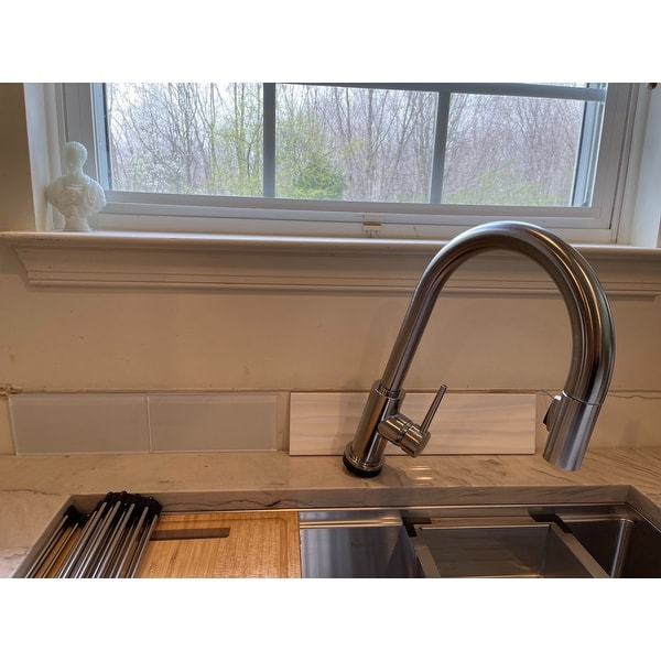 Delta Trinsic Pull-Down Kitchen Faucet with On/Off Touch ...