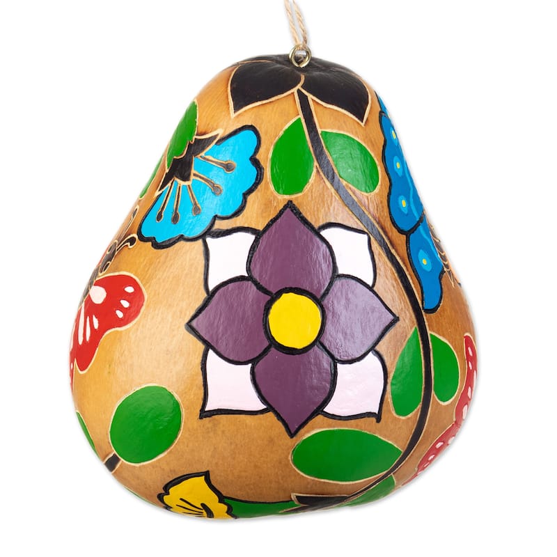Novica Handmade Dried Gourd Birdhouse