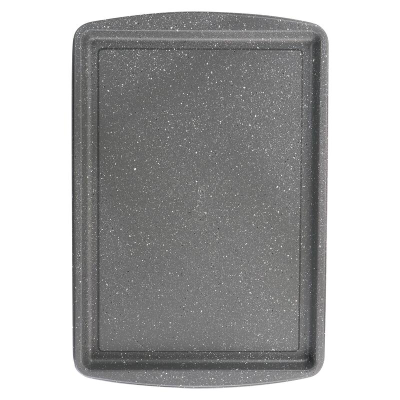 Oster 3 Piece Carbon Steel Cookie Sheet in Greystone - Silver