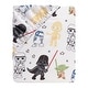 preview thumbnail 9 of 8, Lambs & Ivy Star Wars Classic 3-Piece Baby Crib Bedding Set - Yoda/Darth Vader