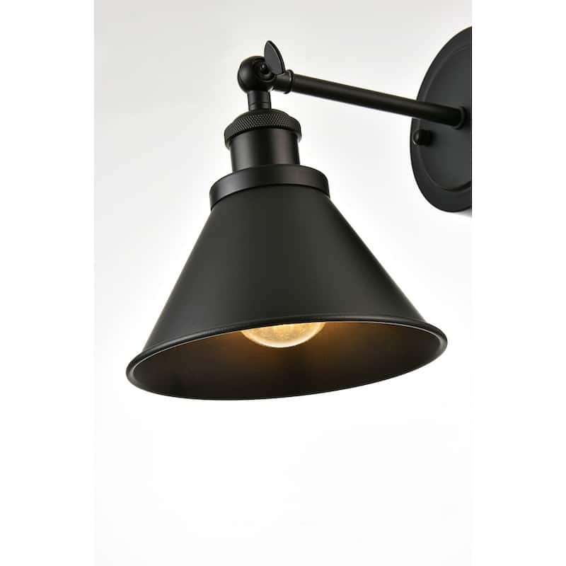 Bobby 1 Light Black Bath Sconce