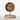 Sullivans 9.75" Wooden Pedestal Desk Clock