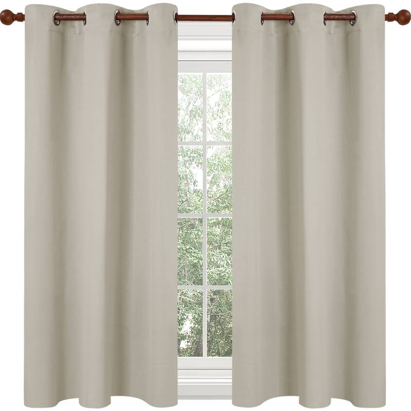 Deconovo Grommet 38 Width Curtain (2 Panel)