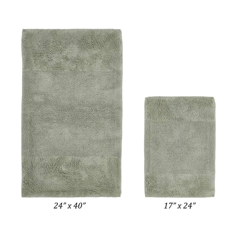 Better Trends Bath Rug 100% Cotton Water Absorbent Tufted Bathroom Rugs Set for Shower,Sink Mats Machine Wash Granada Collection