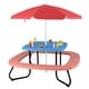 preview thumbnail 1 of 27, Costway Kids Picnic Table Outdoor Activity Table with Adjustable & - See Details Blue
