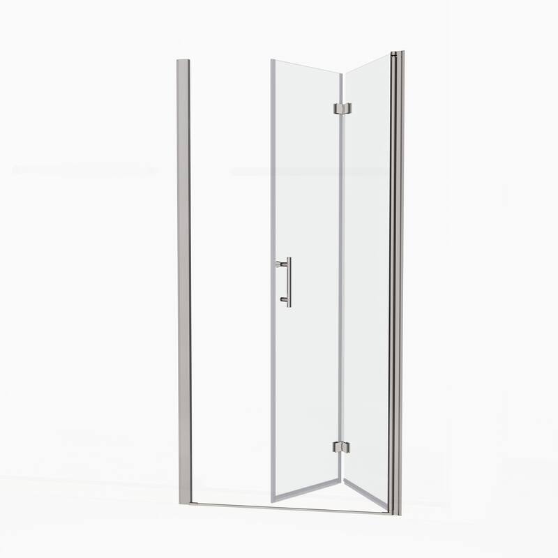 Versatile Universal Pivot Shower Door with Advanced Tempered Glass Finish