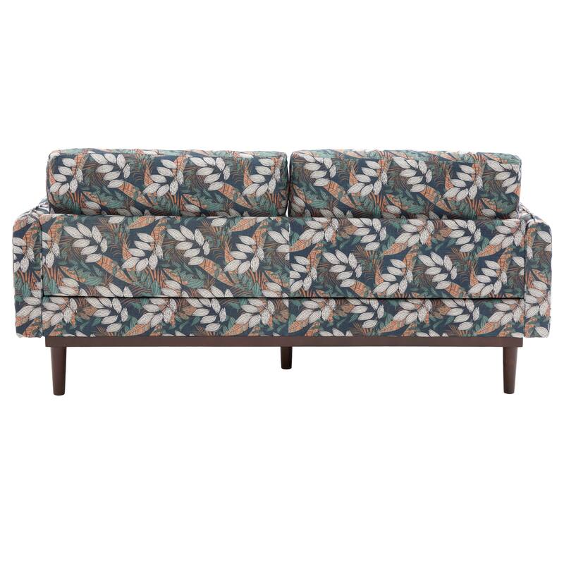 Modern Style Loveseat Sofa 75.75" Sofa Couch 2-seater Sofa with Spacious Seating Area for Living Room
