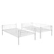 preview thumbnail 14 of 16, Twin Over Twin Bunk Bed,Versatile Metal Bed with Build-In Ladder