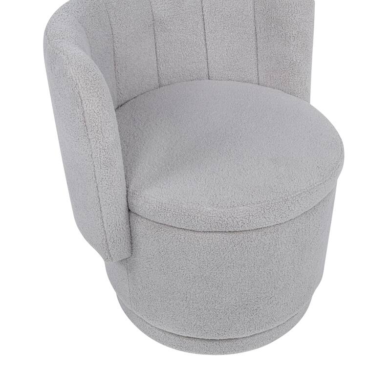 360 Degree Swivel Back Sofa Chair With Storage Space, Suitable For Bedroom and Living Room
