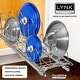preview thumbnail 2 of 4, LYNK PROFESSIONAL® Slide Out Baking Pan and Pot Lid Organizer shelf for Cabinet - 7.25” W x 21” D – Chrome