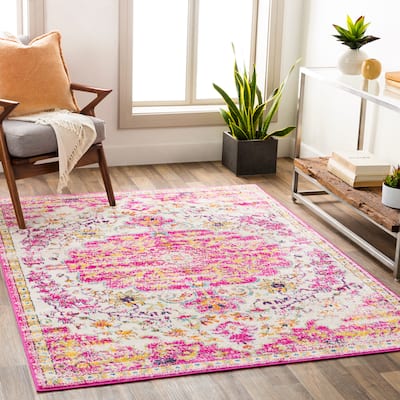 Artistic Weavers Zimmer Distressed Boho Medallion Area Rug