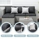 preview thumbnail 5 of 28, 3 Piece Patio Conversation Sets Outdoor Couch Patio Furniture Sectional Wicker Sofa Set