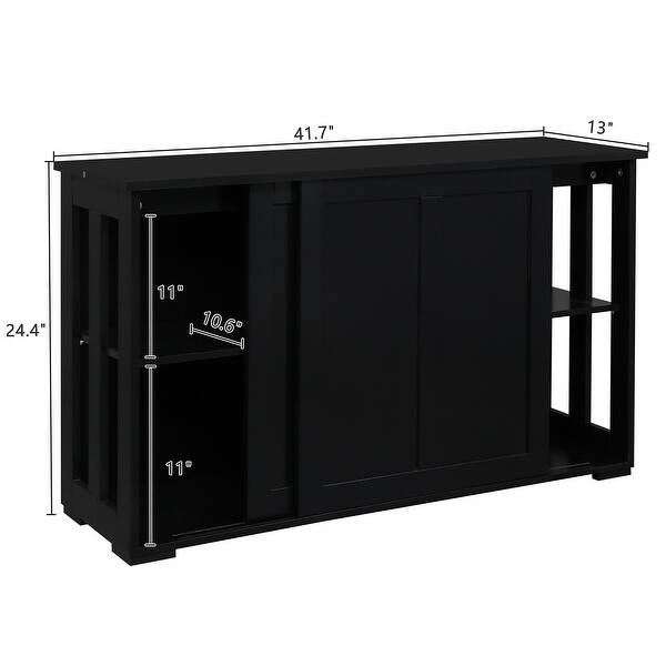 Versatile Double Sliding Door Sideboard Porch Overstock