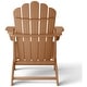 preview thumbnail 89 of 156, Aderson Outdoor Poly Adirondack Chair With Ottoman And Side Table 12-Piece Set
