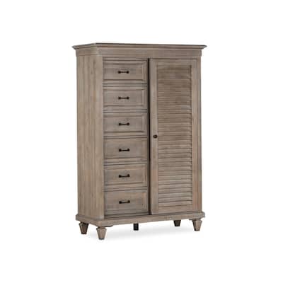 Magnussen Home Lancaster Dovetail Grey Gentleman'S Chest