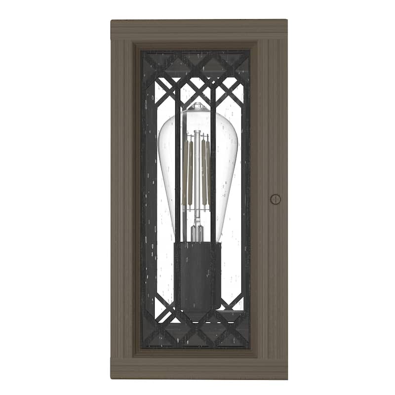 Hunter Chevron 1-Light Wall Sconce - Hallway, Bedroom, Bath - Farmhouse, Transitional, Rustic