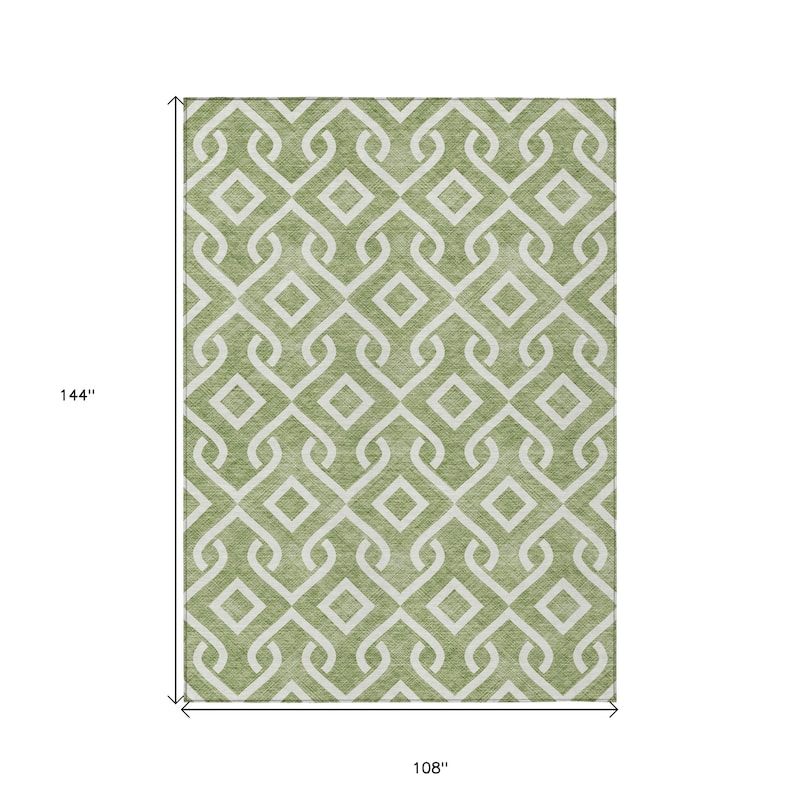 HomeRoots Geometric Transitional Rectangle Outdoor Rug