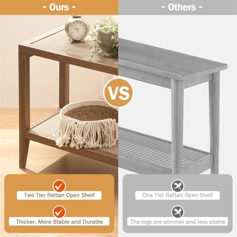 End Table Living Room Set of 2 - 14"D x 24"W x 24"H