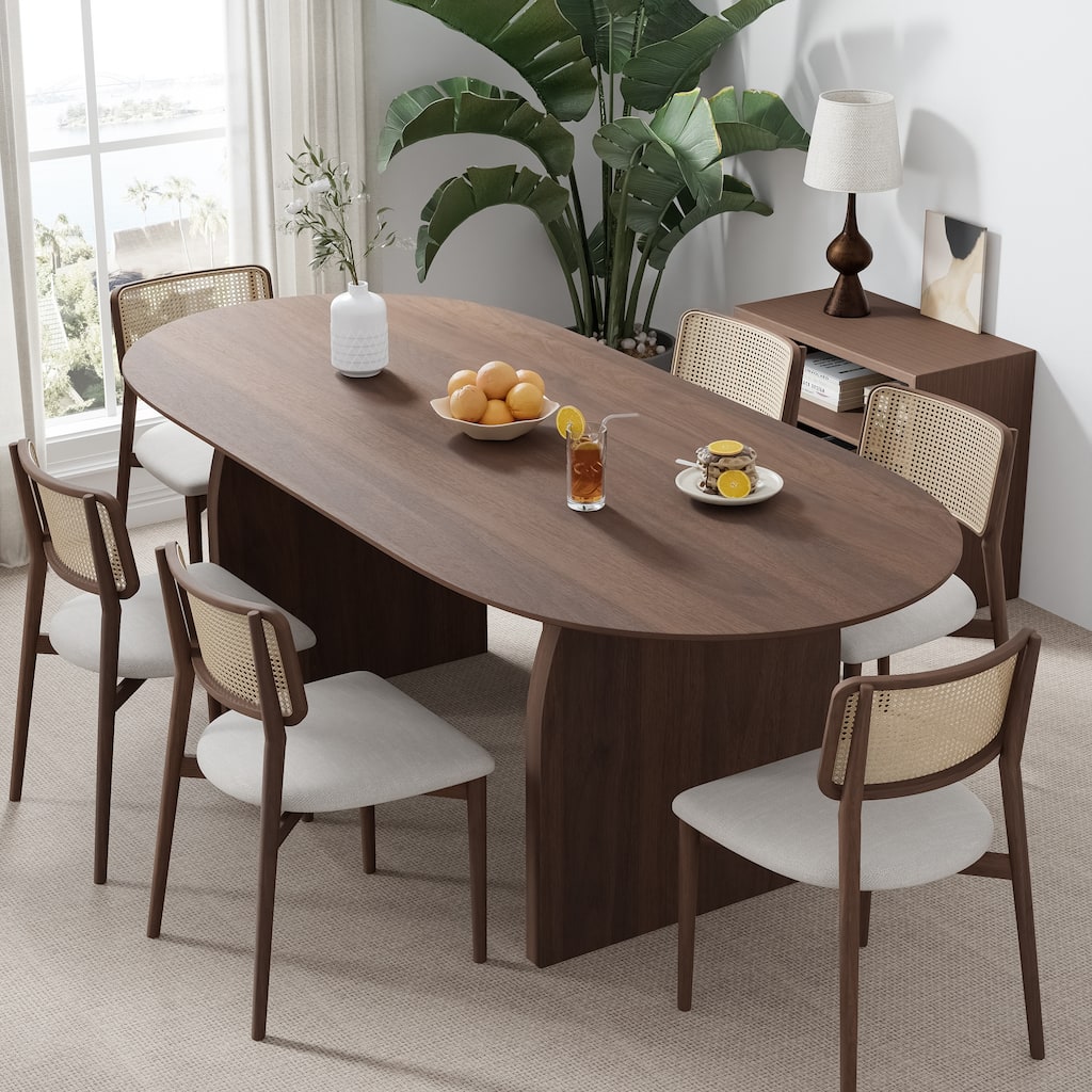 Solid Wood Dining Table for 6-8 People Nordic style