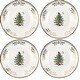 preview thumbnail 1 of 2, Spode Christmas Tree Gold Bread and Butter Plates, Set of 4 - 6 Inch 6 Inch - 4 Piece