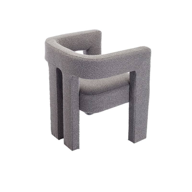 Fabric Upholstered Accent Dining Chair for Kitchen 2PCS