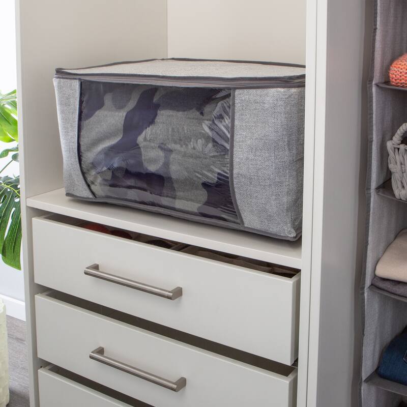 Simplify Blanket Bag in Heather Grey - 24"xx 18"x 12"