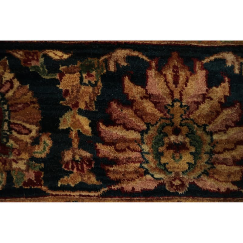 Hand Knotted Oriental 100% Wool Carpet Traditional All-Over Red Agra Area Rug - 10' 0'' X 8' 0''