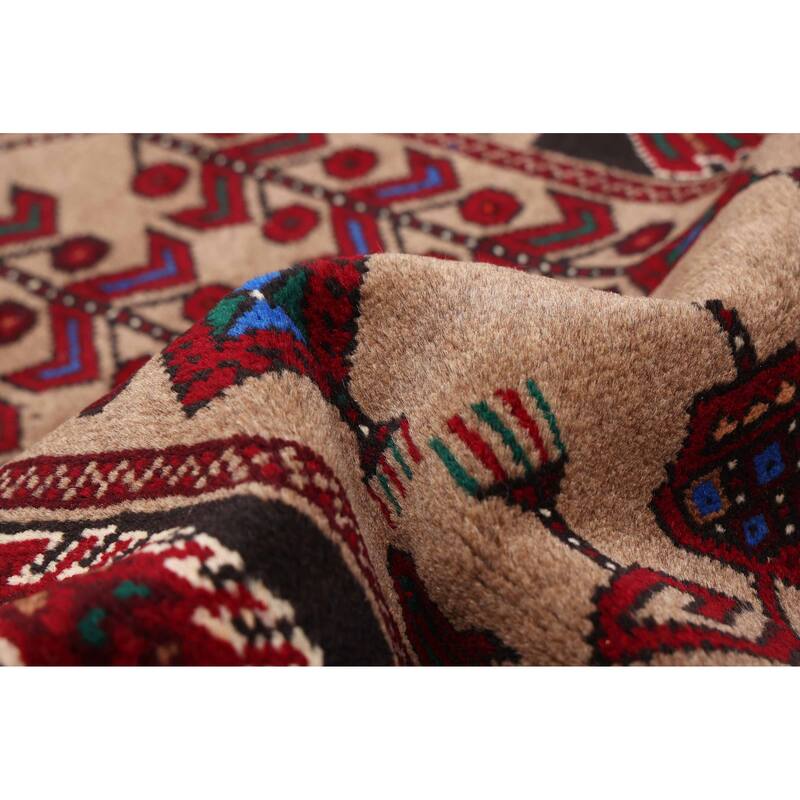 ECARPETGALLERY Hand-knotted Teimani Tan Wool Rug - 3'4 x 5'10