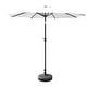 preview thumbnail 55 of 69, Lopes 9-foot Patio Umbrella with Bronze Finish Base Weight Stand Included
