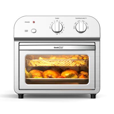11Qt. Silver Air Fryer Toaster Oven