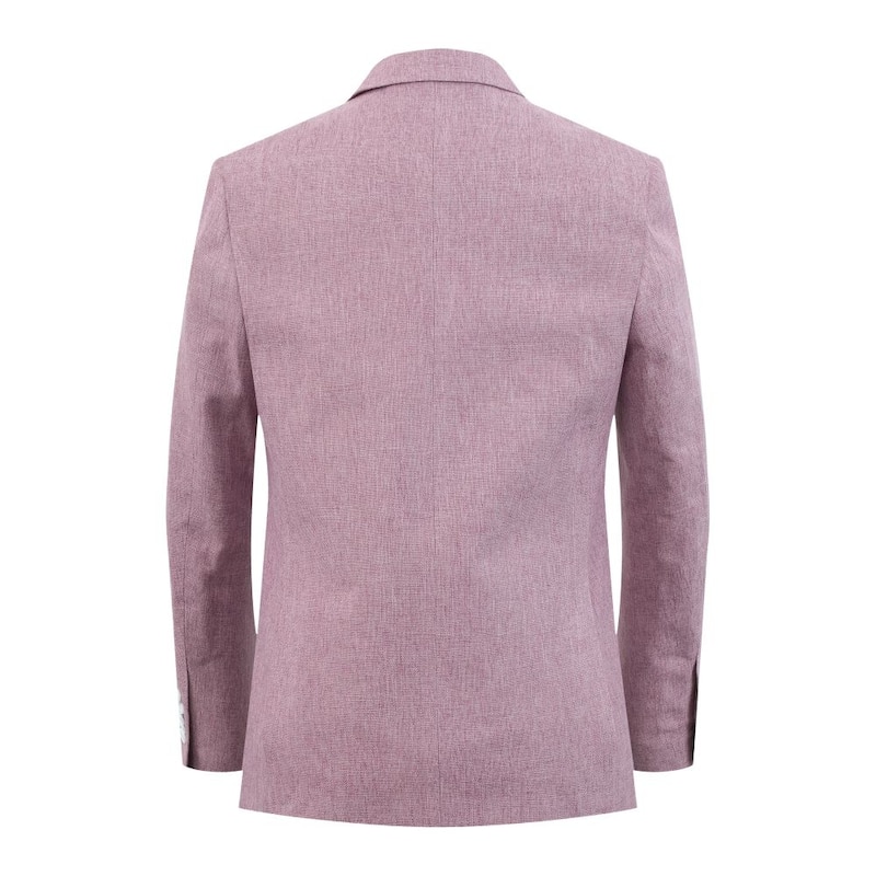 Elie Balleh Boys' Slim Fit Classic Mélange Jacket
